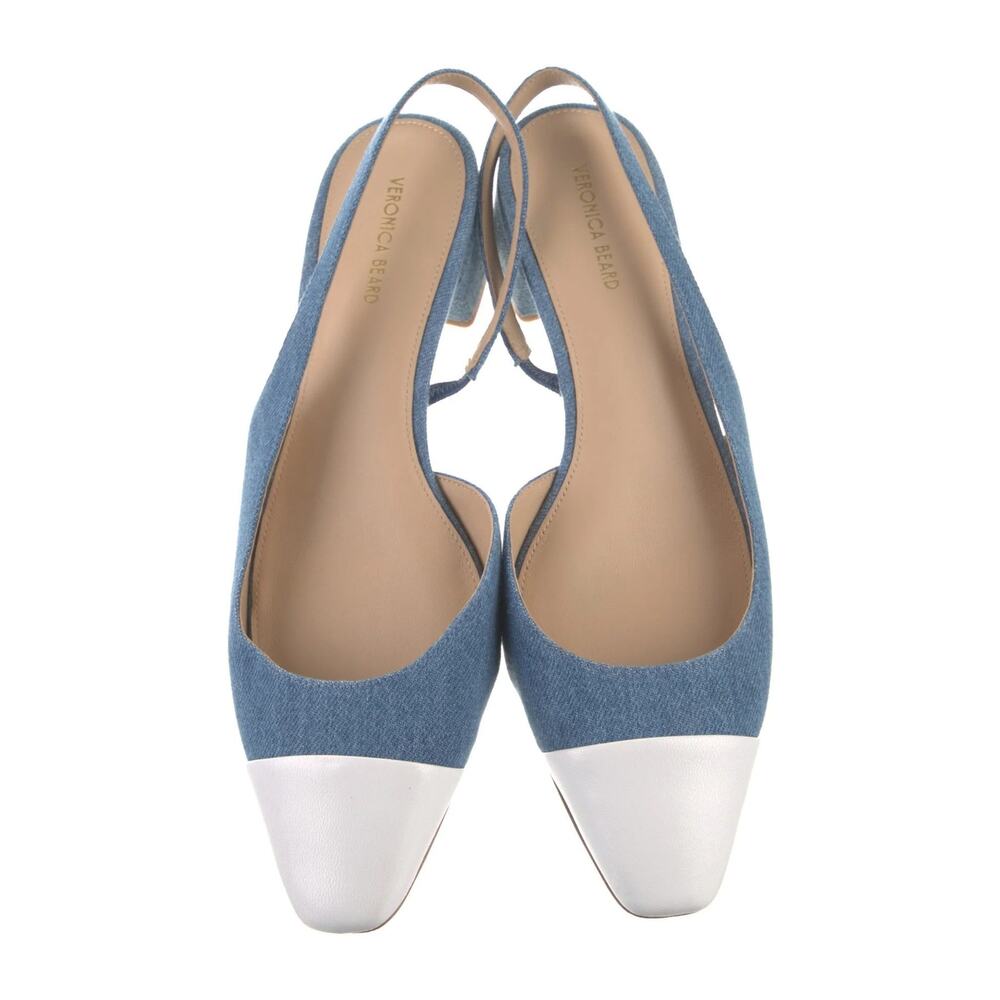 Veronica Beard Colorblock Pattern Slingback Pumps… - image 3